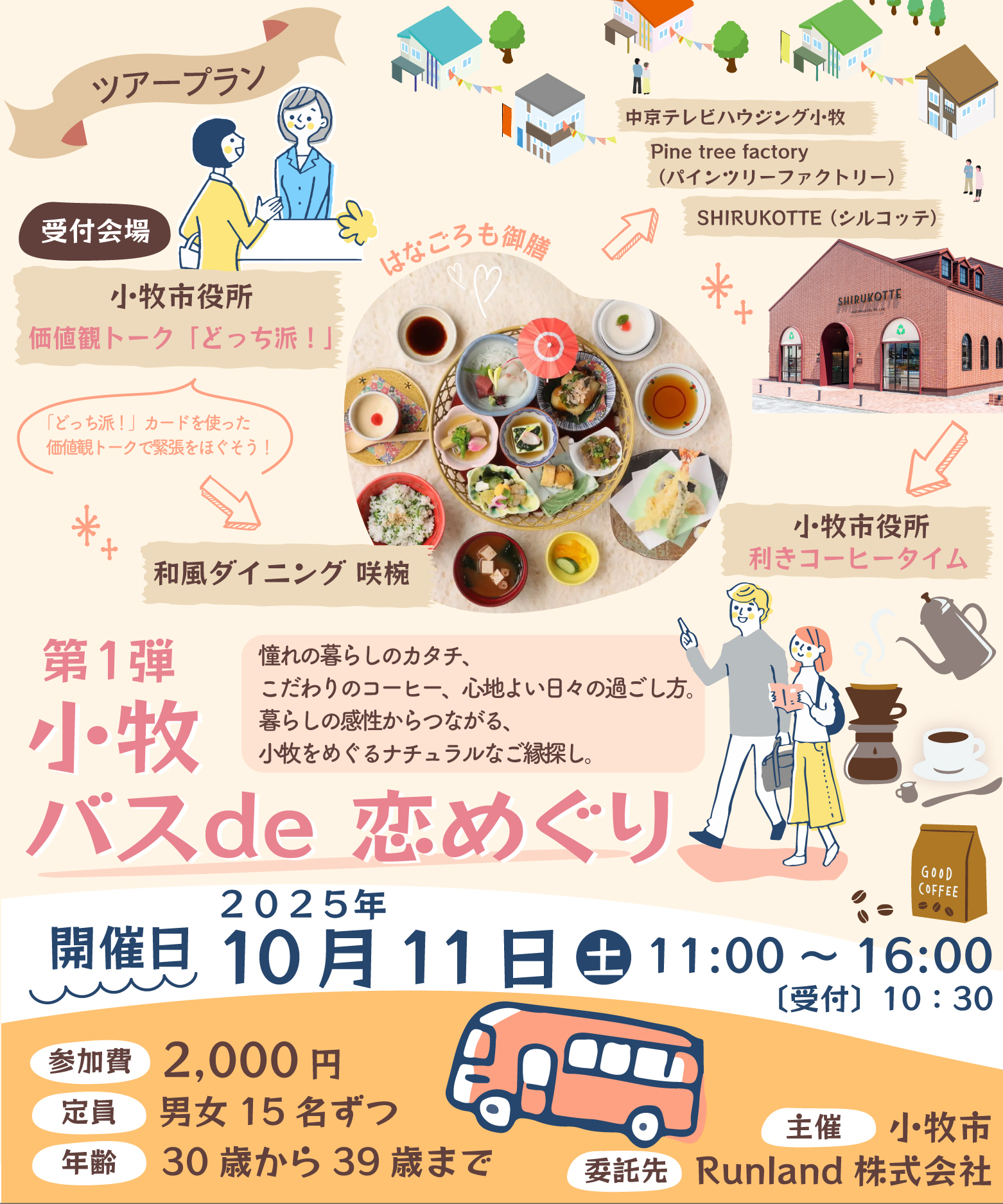 小牧市結婚支援事業こまりっじ（小牧 バスde 恋めぐり）